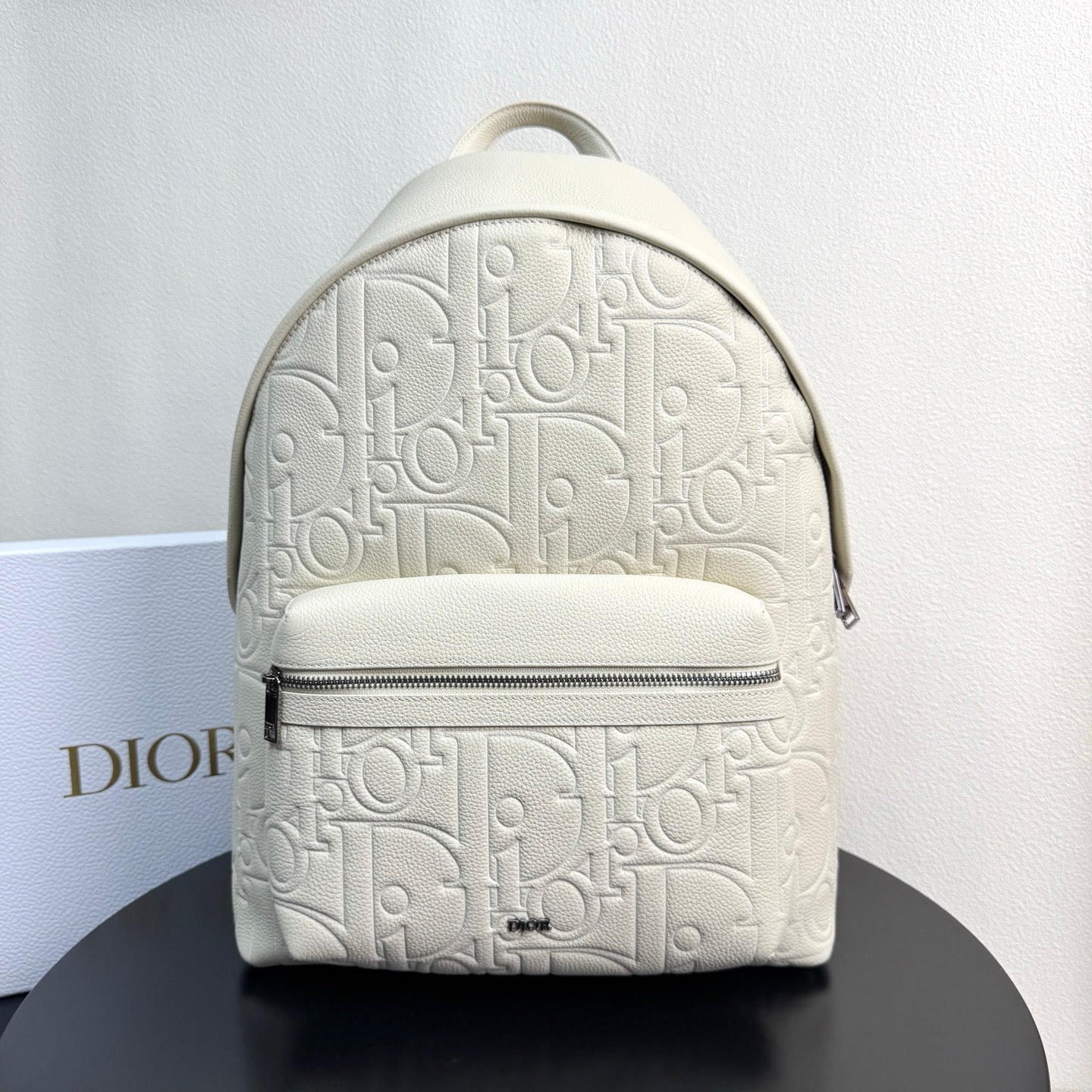 Dior Embossed Leather Backpack