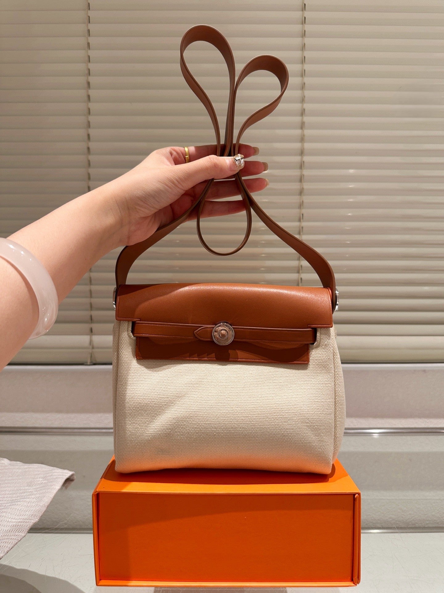 Hermès Herbag Zip 31 – Canvas & Leather with Kelly Clasp