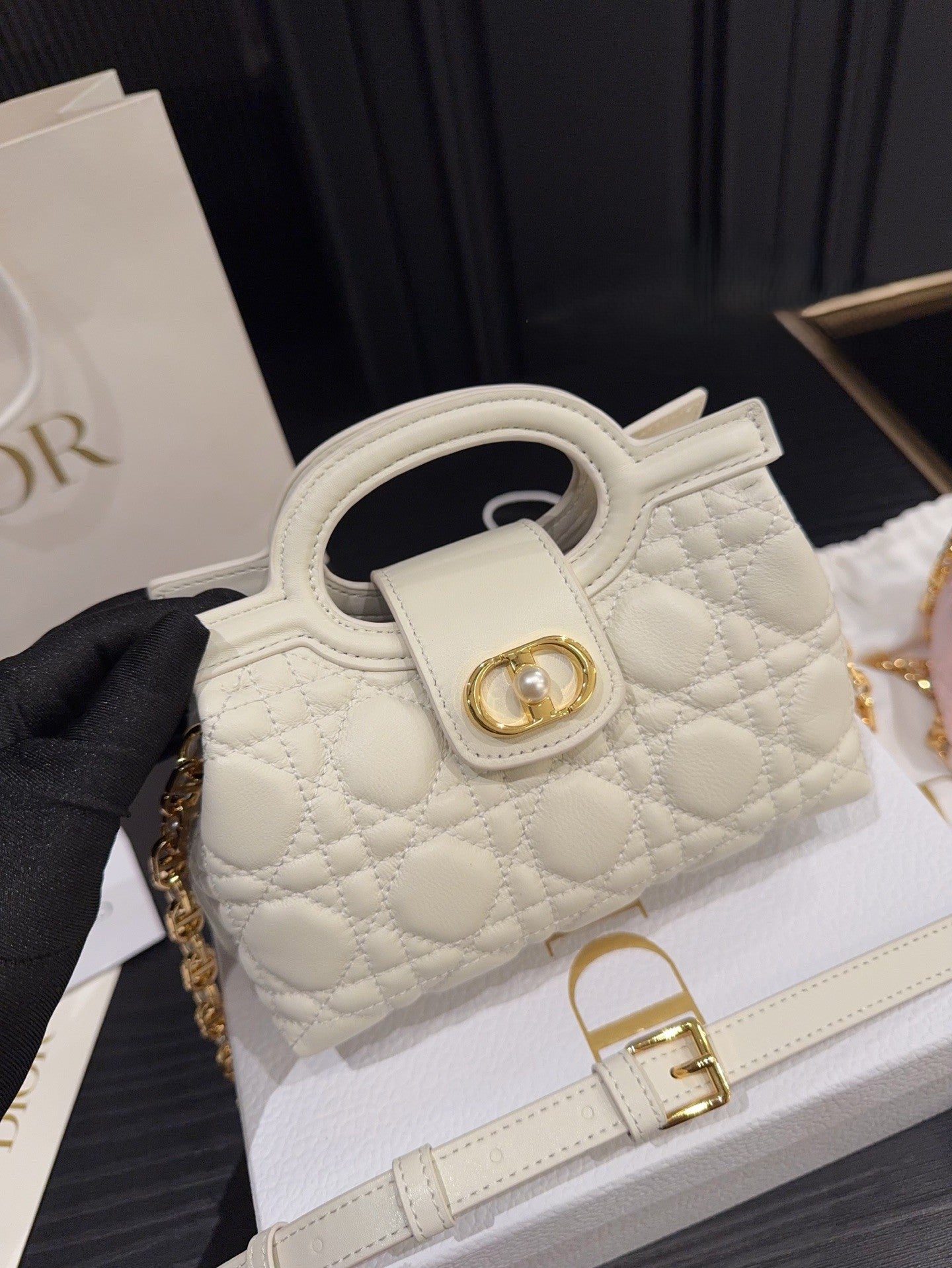 Dior Jolie Handle Chain Bag