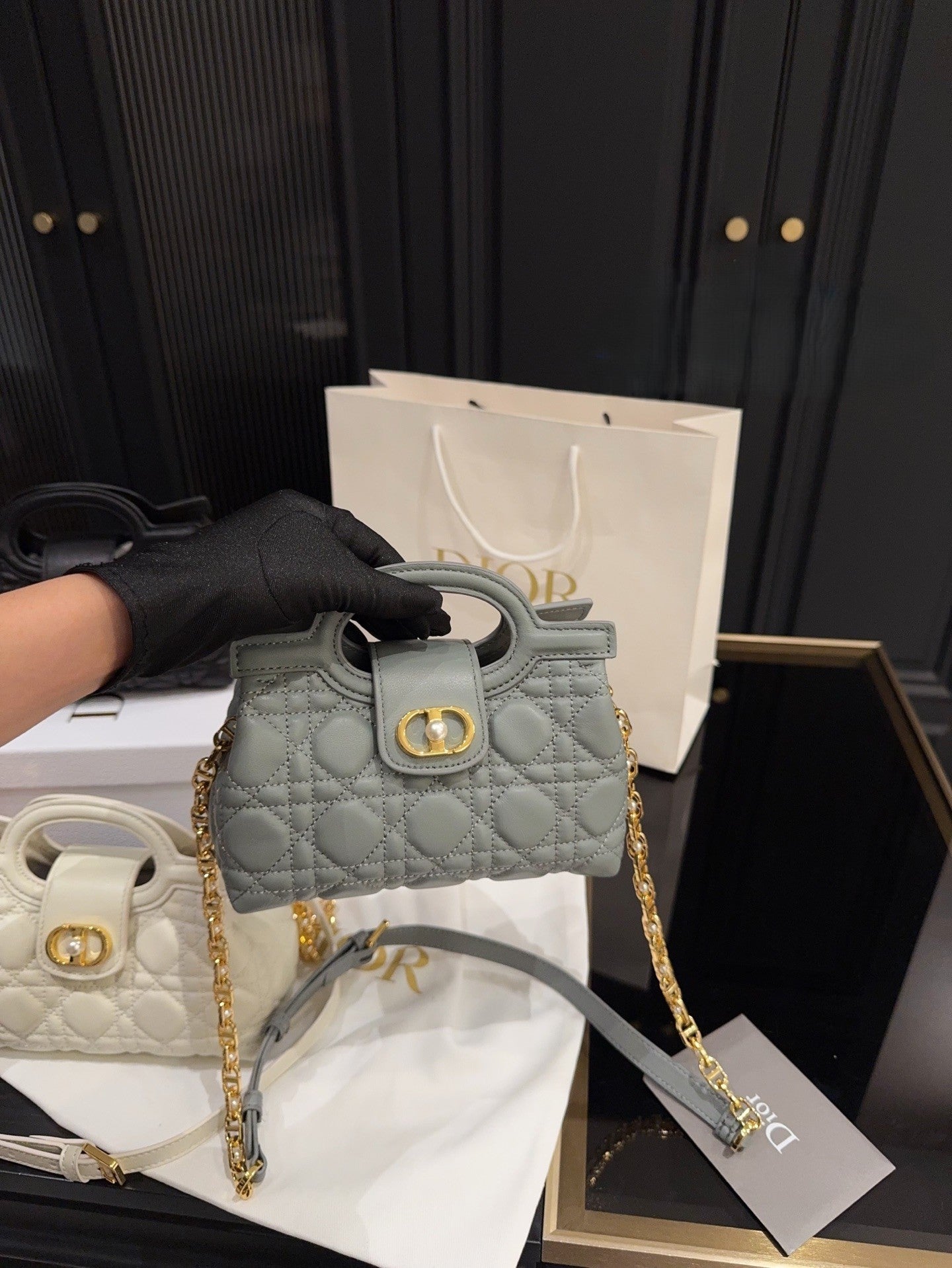 Dior Jolie Handle Chain Bag