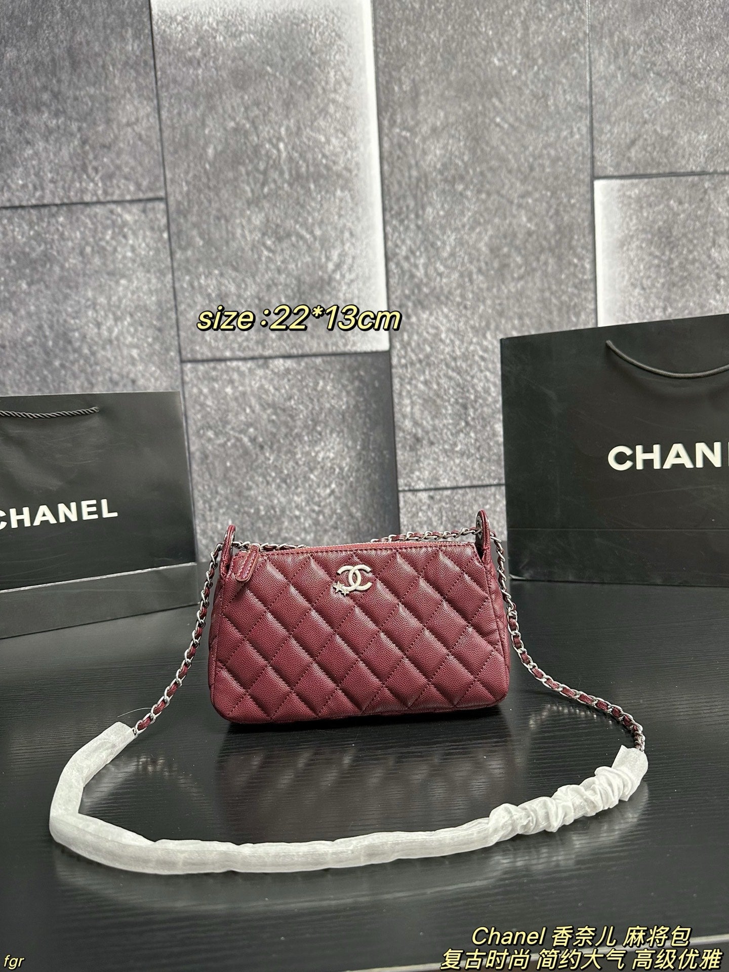 Chanel Quilted Underarm Handbag