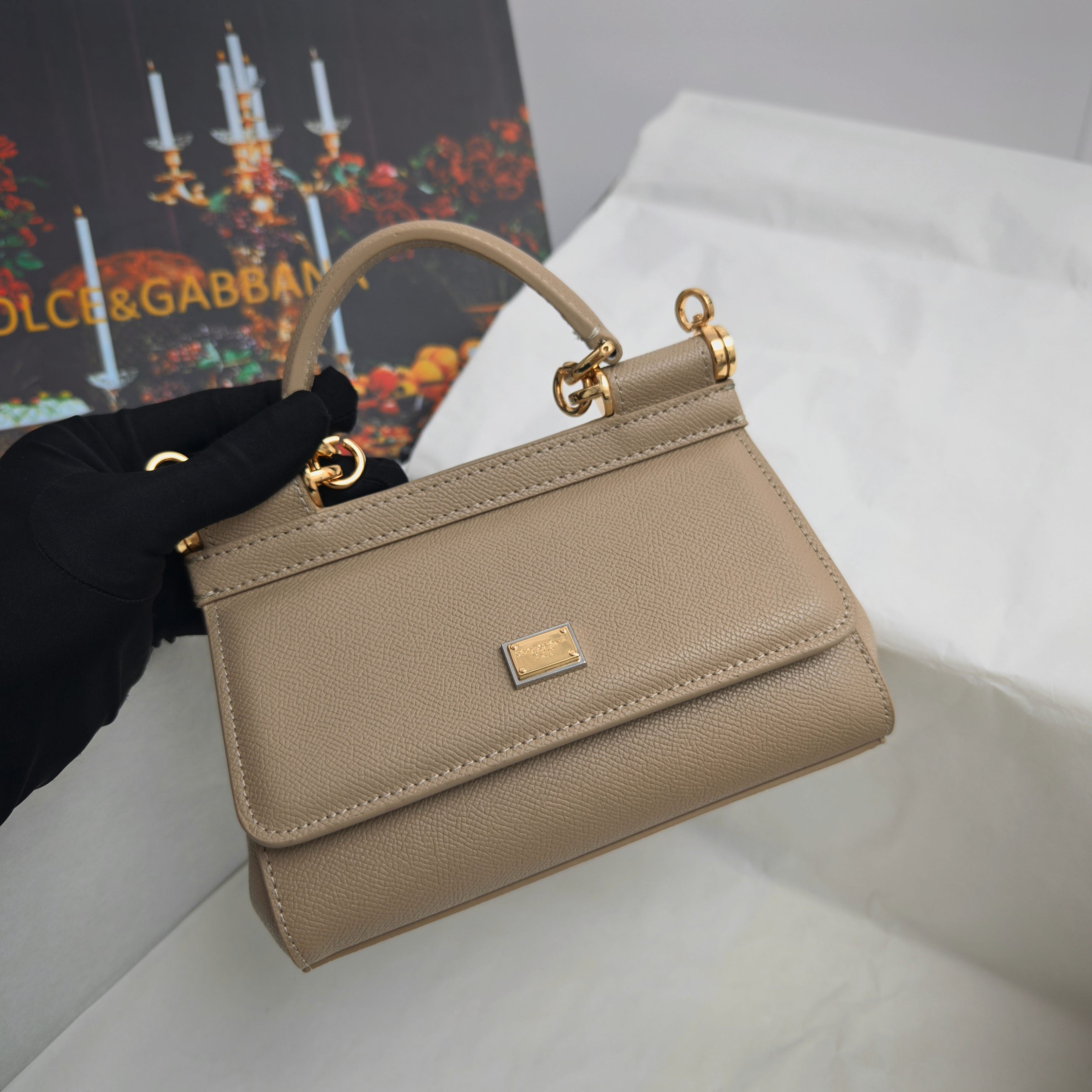 Dolce & Gabbana Classic Calfskin Handbag