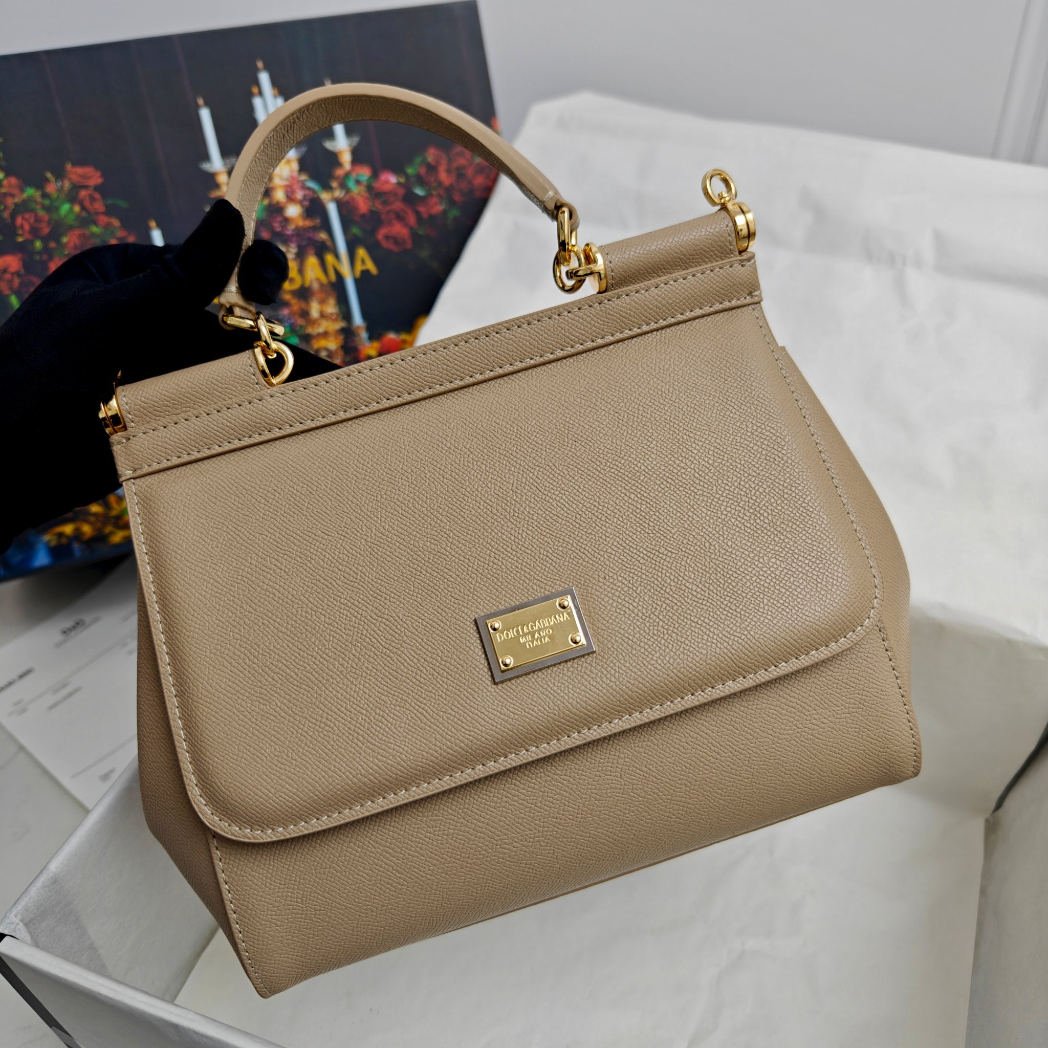 Dolce & Gabbana Classic Calfskin Handbag