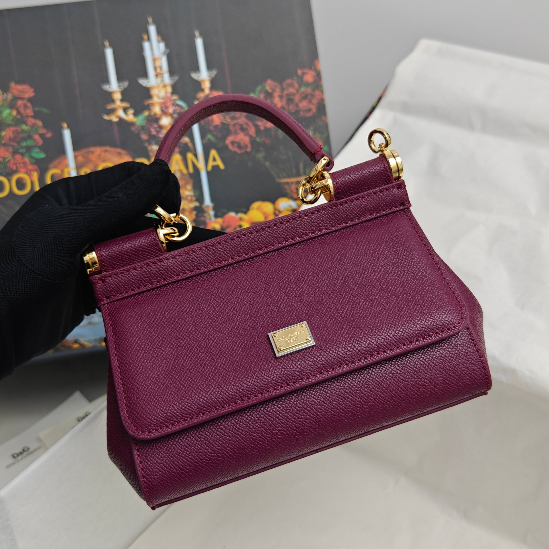 Dolce & Gabbana Classic Calfskin Handbag