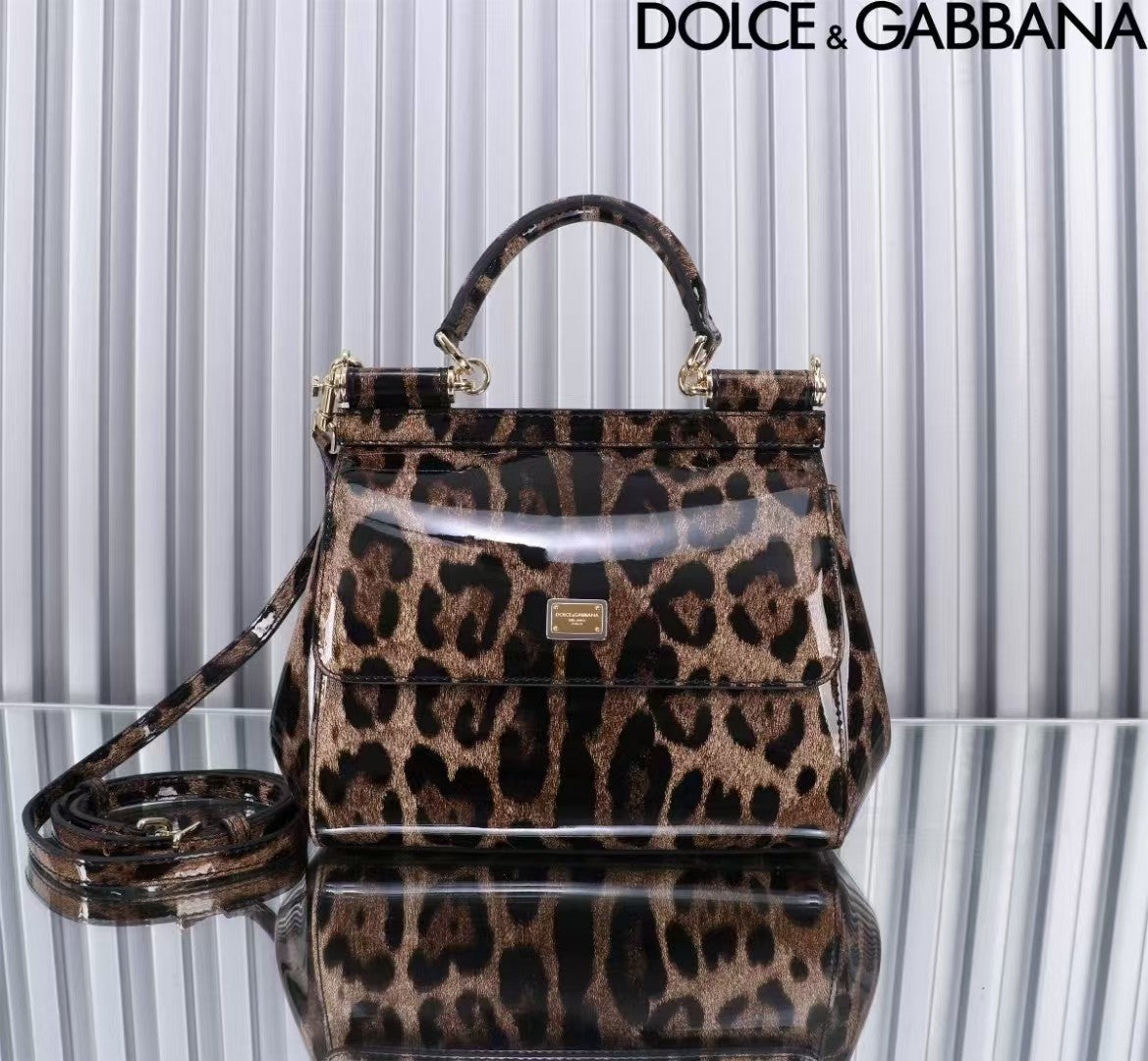 Dolce & Gabbana Classic Leopard-Print Handbag